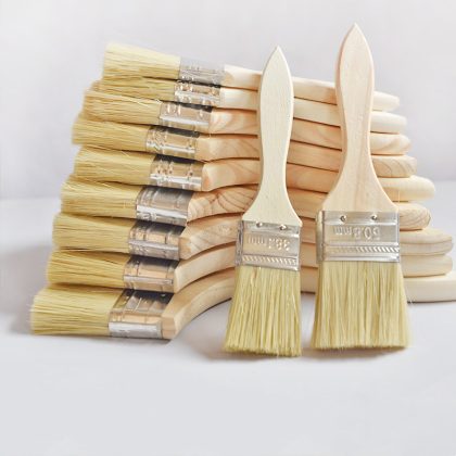 3PCS Paint Brush Wooden Handle Soft Hair Set